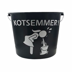 Bedrukte Kotsemmer Vrouw – Perfect voor Drank- en Bierverpakking