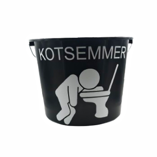 Bedrukte emmer met tekst – gepersonaliseerd cadeau voor verjaardag, jubilea of zomaar cadeau