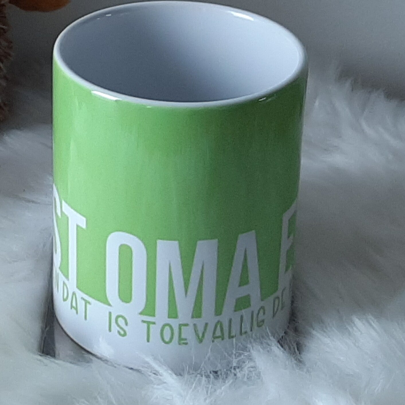 Mok bedrukt voor oma. Moederdag- Omadag- Verjaardag- Zomaarcadeau