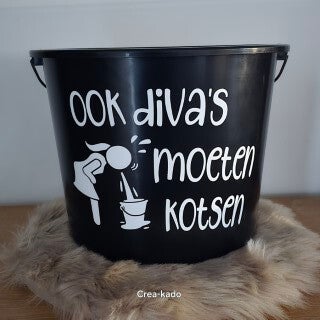 Ook Diva's Moeten Kotsen – Emmer 12L