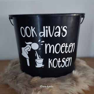 Ook Diva's Moeten Kotsen – Emmer 12L