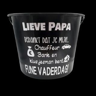 CK 373: Emmer bedrukt: Lieve papa bedankt ... | Vaderdag | Bierverpakking| Drankverpakking