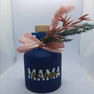 Flesje gevuld met Himalayazout-Mama-Moederdag-Oma-Verjaardag-Meter cadeau