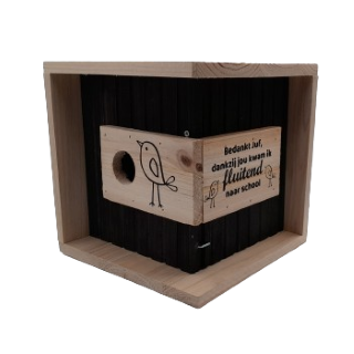 Bedank je juf of meester met een uniek gepersonaliseerd vogelhuisje! 🏡✨
