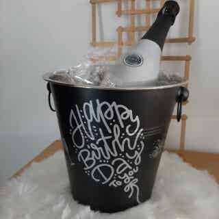 🍾 Champagne-emmer bedrukt voor een verjaardag 🎉