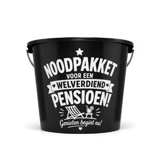 Noodpakket voor een Welverdiend Pensioen – Geschenkemmer 12L
