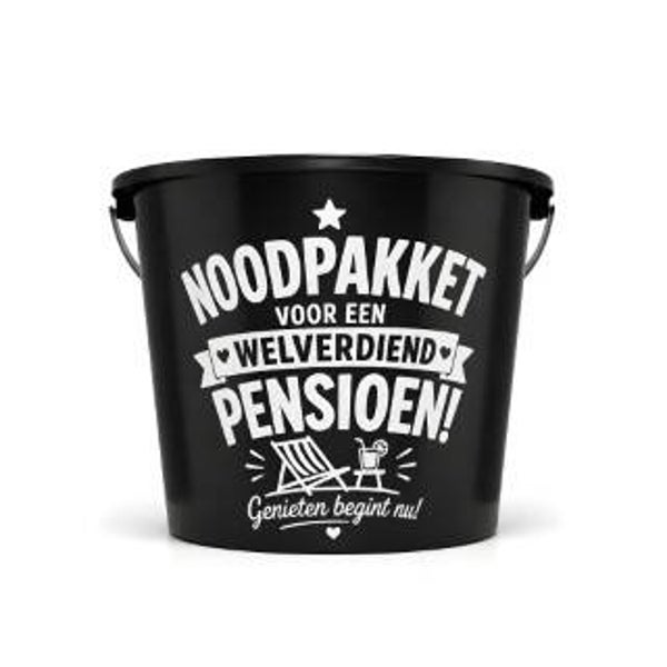 Noodpakket voor een Welverdiend Pensioen – Geschenkemmer 12L