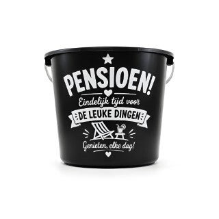 Pensioen! Eindelijk Tijd voor de Leuke Dingen – Geschenkemmer 12L