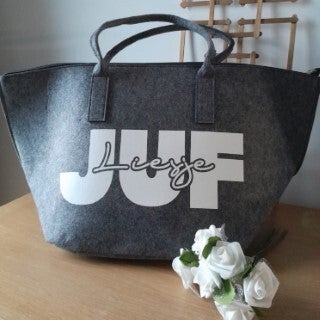 Unieke Boodschappentas / Werktas met een Boodschap