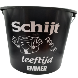 CK 15 Schijt aan je leeftijd emmer