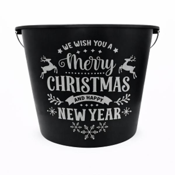 Emmer bedrukt 12L – Merry Christmas and a Happy New Year