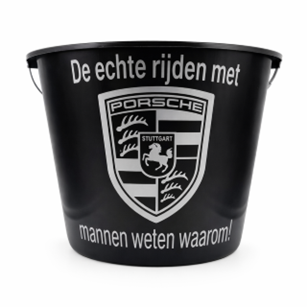 Porsche Mannen Weten Waarom – Emmer 12L | Thema Autoliefhebber