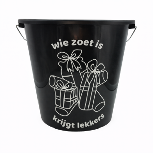 Wie Zoet Is Krijgt Lekkers – Sinterklaas Emmer 12L
