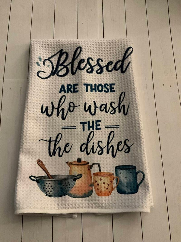 Blessed Dish Towel
