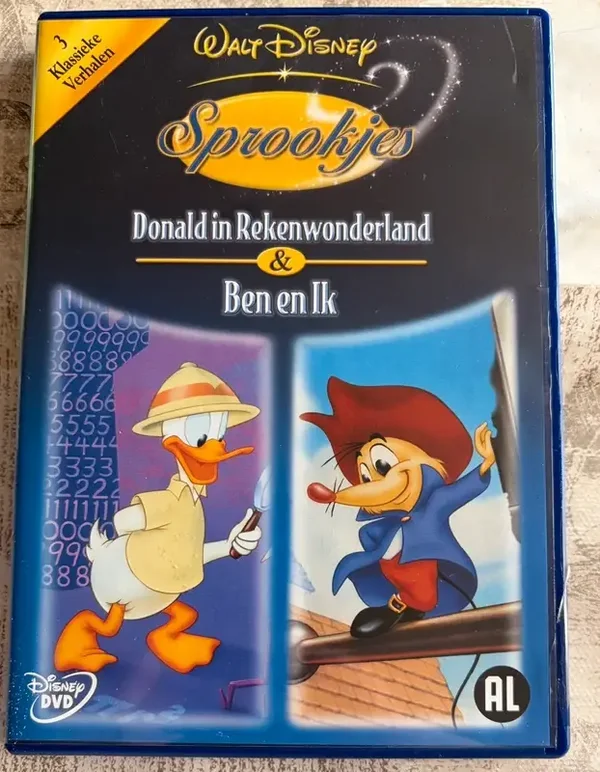 walt disney sprookjes donald in rekenwonderland & ben en ik