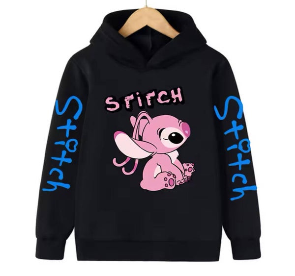 hoodie stitch zwart