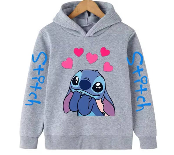 hoodie stitch grijs
