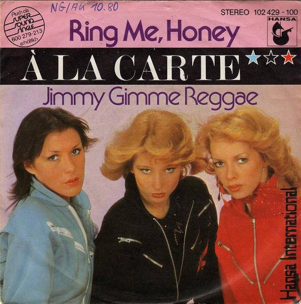 a la carte - ring me, honey