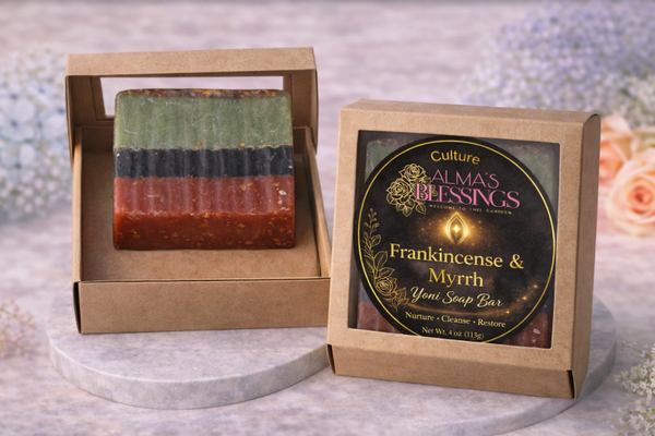 Culture Yoni & Body Soap – Frankincense & Myrrh 🌿