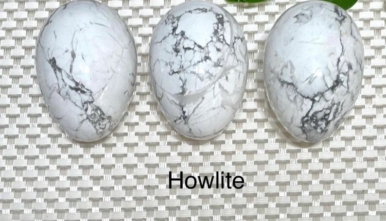 Howlite Yoni Egg – Calm, Clarity & Inner Peace