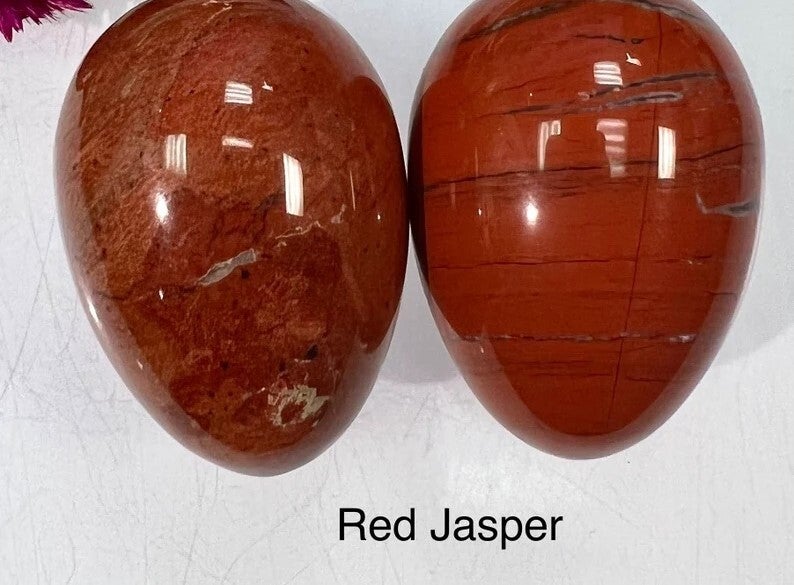 Red Jasper Yoni Egg – Strength, Stability & Rooted Energy