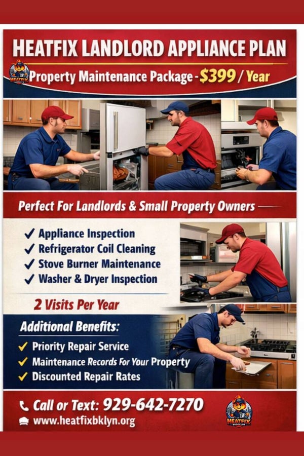 HeatFix Appliance Care Plan