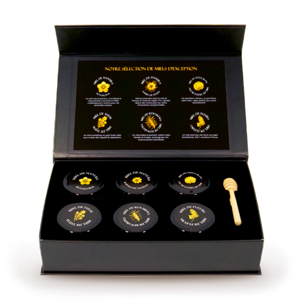 Coffret découverte – 6 Miels d’exception