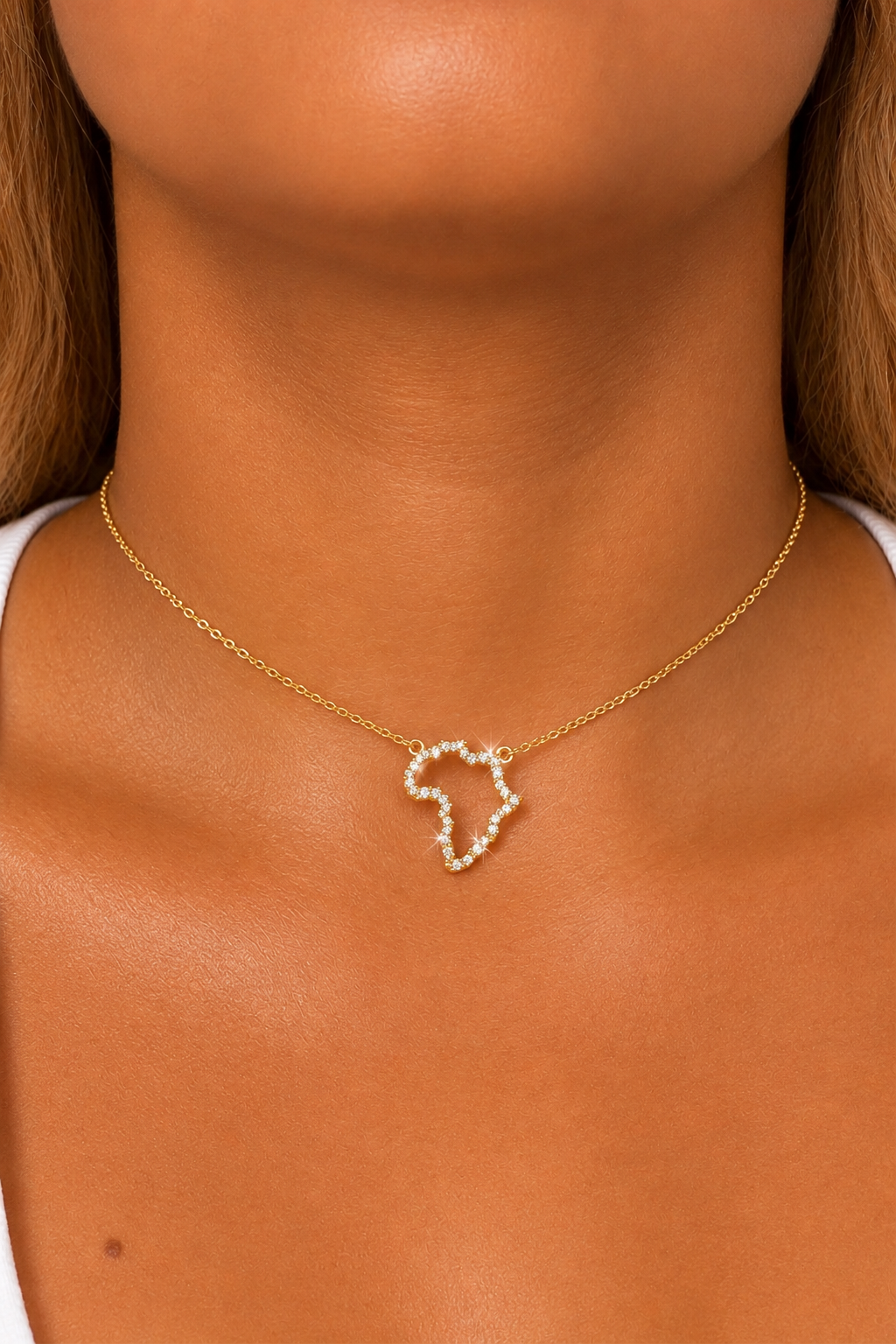 Collier Héritage Afrique — en Acier inoxydable