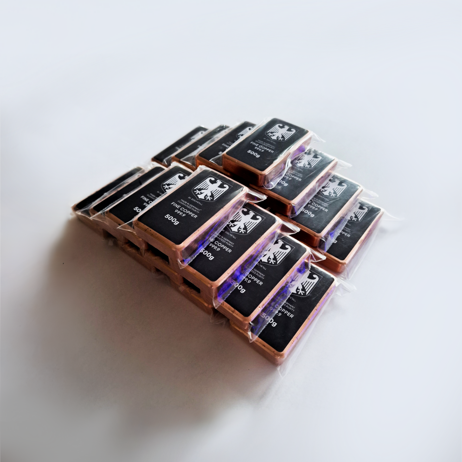 Kupferbarren 500g Feinkupfer 999.9