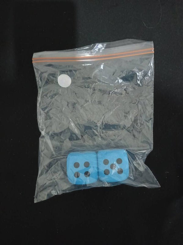 Blue Large Foam Dice (E3:
