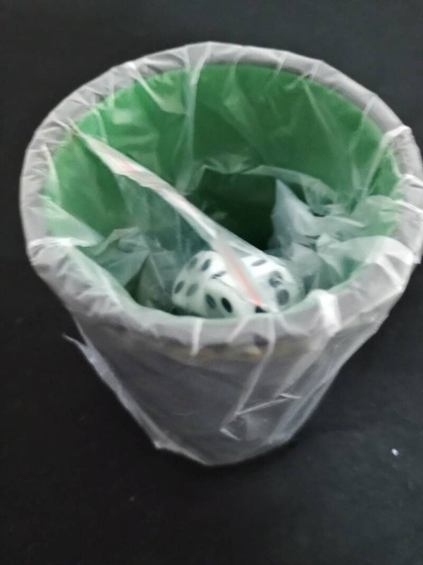 Green Dice Leather Cup (H1: