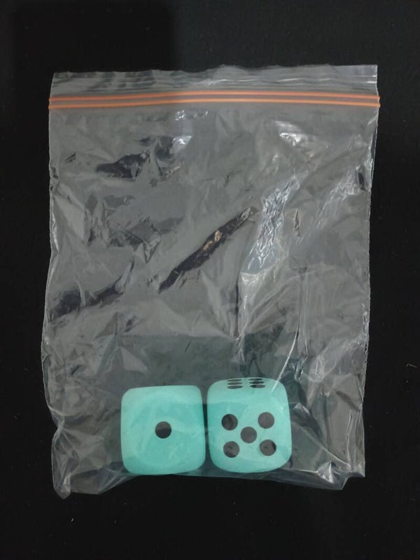 Green Foam Dice (I3: