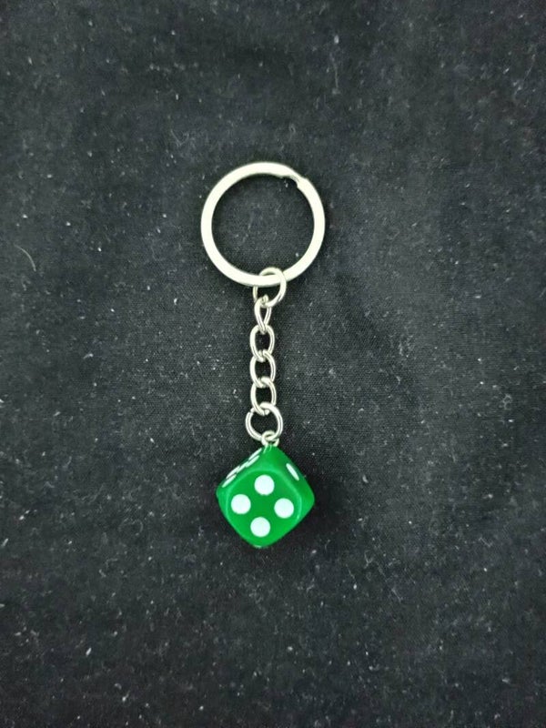 Green Dice Key Ring (L2: