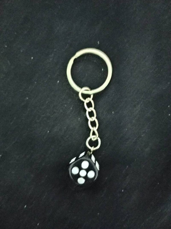 Black Dice Key Ring (P2: