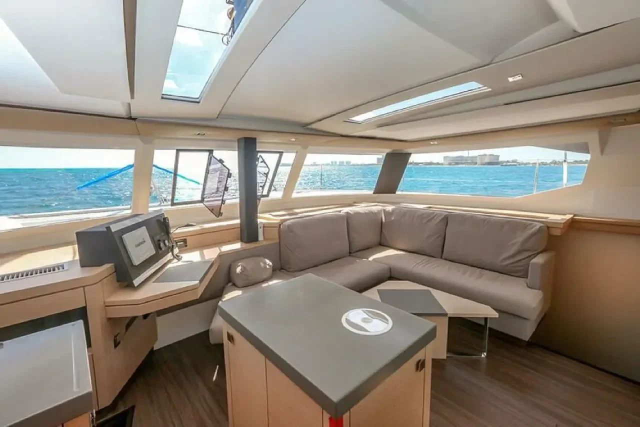Inside Catamaran