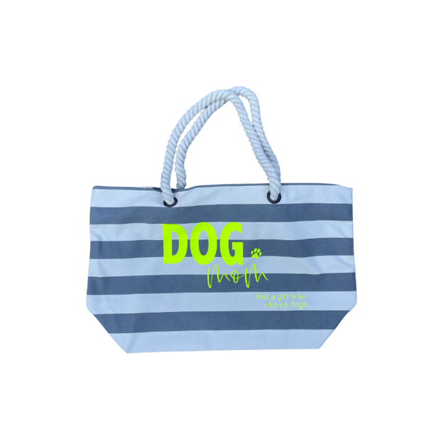 Strandzak Dog mom - roze