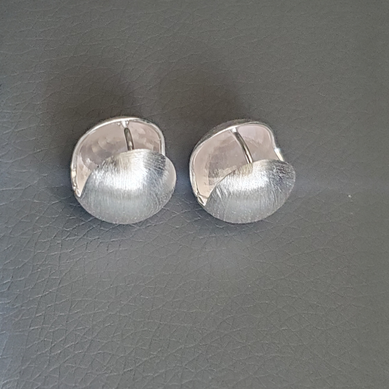 925 Silber Kugelförmige Klapp-Creolen