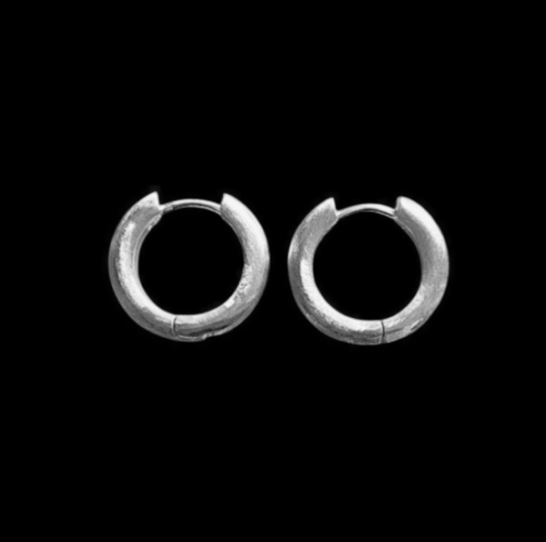 925er Chunky Matte Huggie Hoop Ohrringe