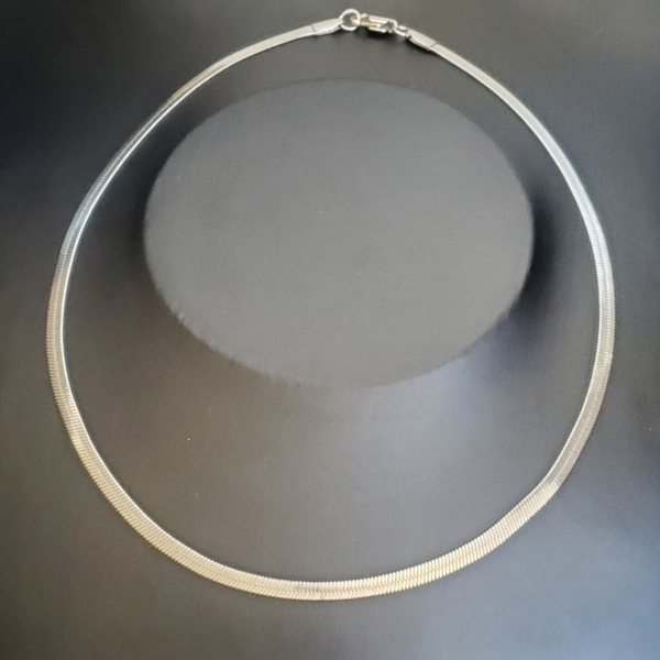 Edelstahl Schlange Halskette 4mm
