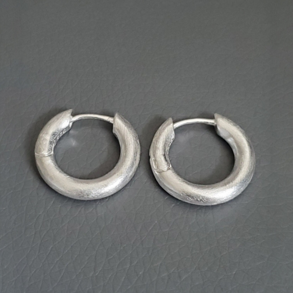 925er Silber Huggie  Ohrringe
