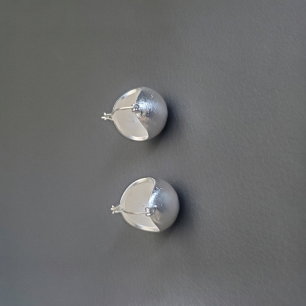 Chunky-Creolen-925er Silber