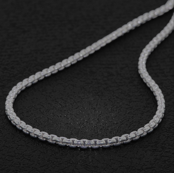 Halskette aus 925 Sterlingsilber 4mm