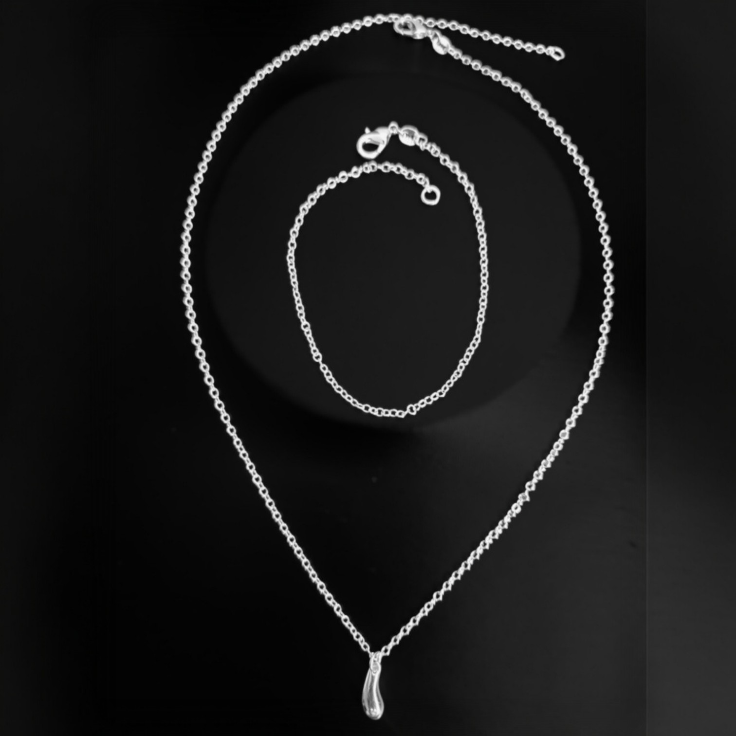 Schmuck-Set -Halskette und Armband 925er Silber