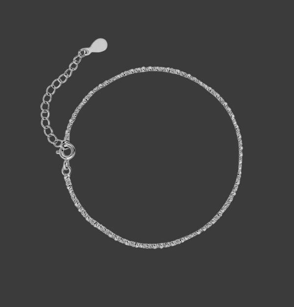 Fußkette/Bein-Armband aus 925er Sterlingsilber
