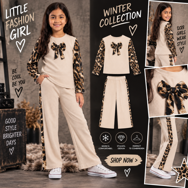 Comfy set leopard Beige