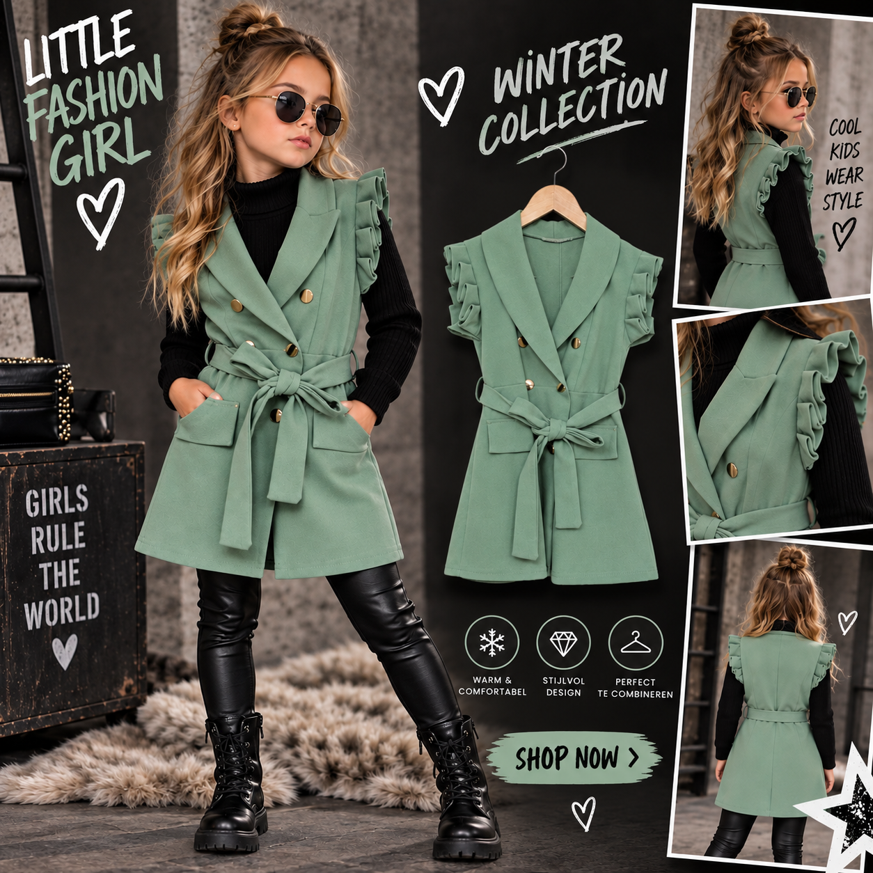 Dress jacket groen