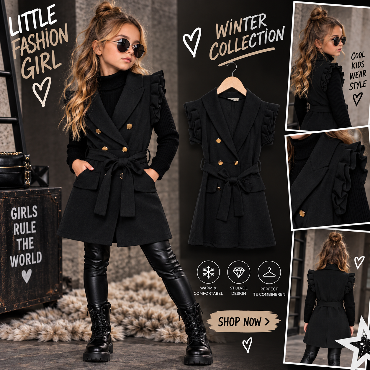 Dress jacket Zwart