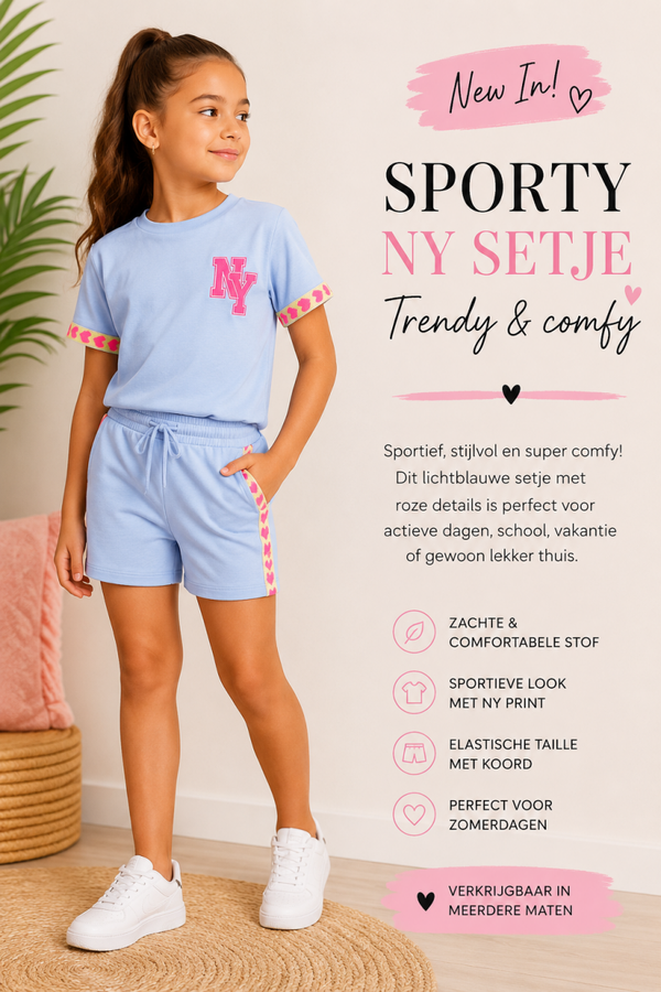 Setje blauw NY