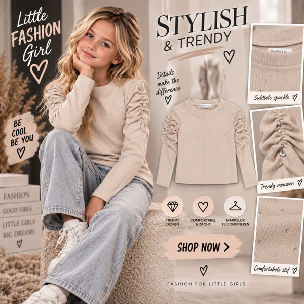 top beige glitter