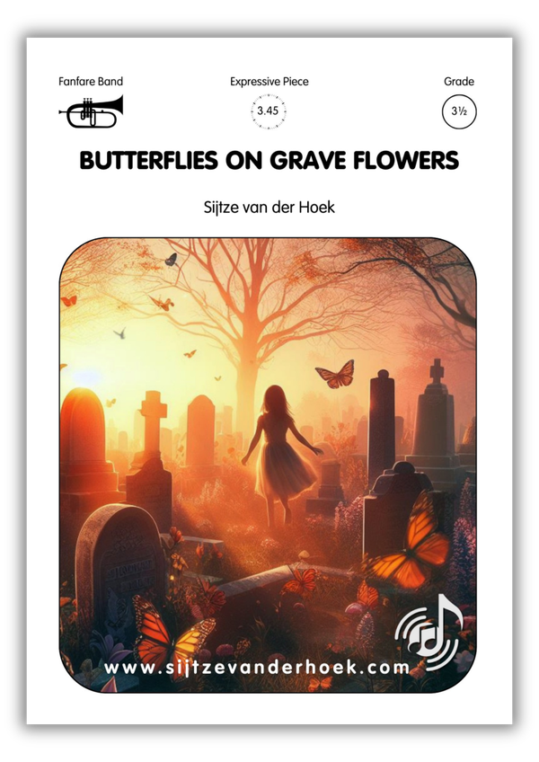 Butterflies on Grave Flowers (Fanfare Band)